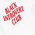 Classic Black Introvert Club Oversized Tee