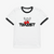 TooQuiet Ringer Tee – Signature Mascot Logo (Black Trim)