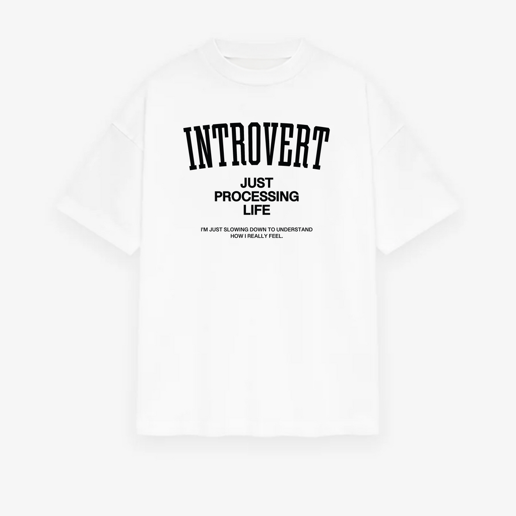 Classic Introvert Tee – Just Processing Life Edition