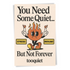 You Need Some Quiet” Printable Wall Art – Retro Introvert Poster, 24x36 Digital Download (2:3 Ratio)