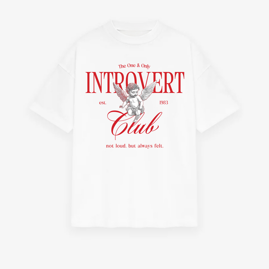 Classic Introvert Club Oversized Tee