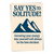 Say Yes to Solitude” Printable Wall Art – Minimalist Mountain Poster for Introverts, 24x36 Digital Download (2:3 Ratio)