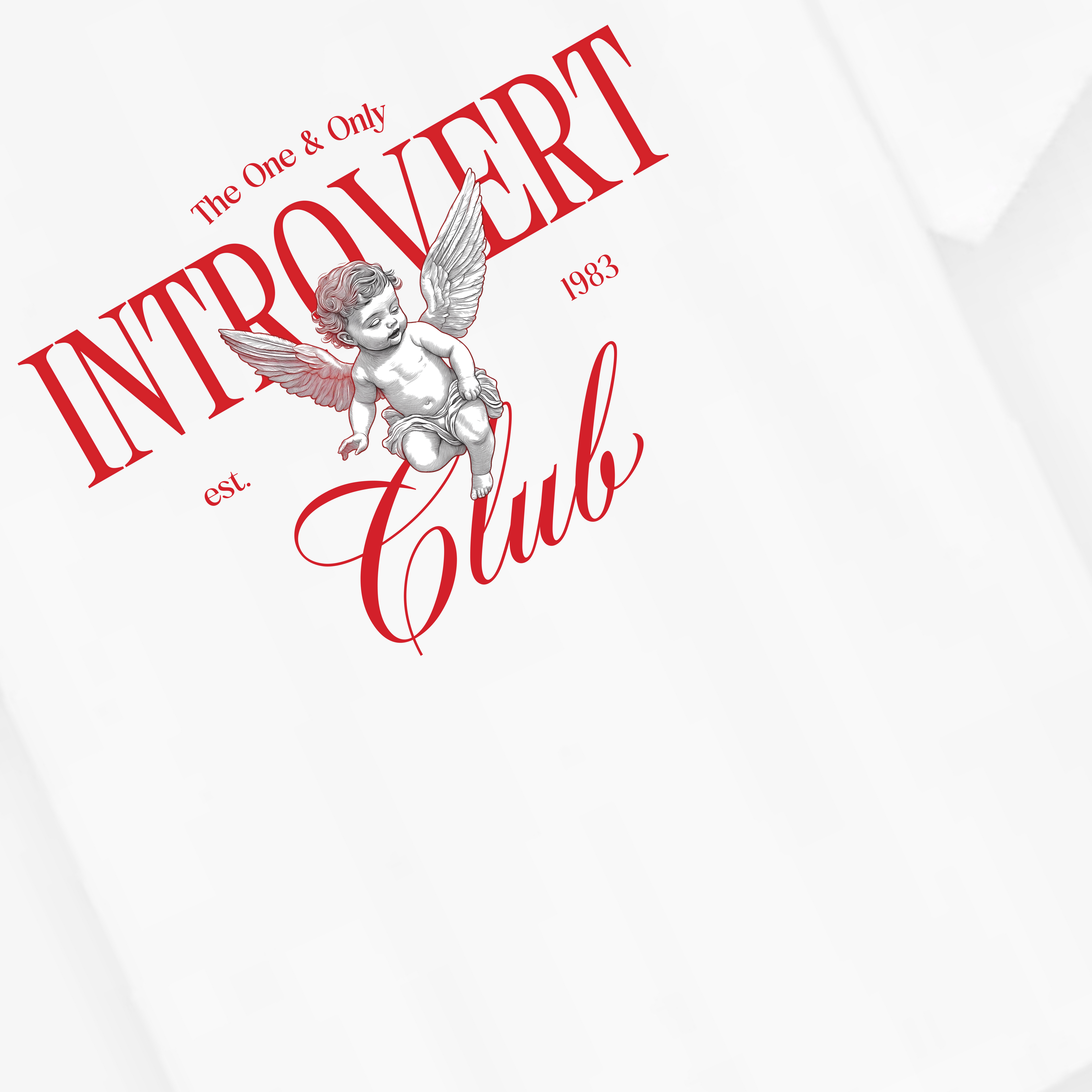 Classic Introvert Club Oversized Tee