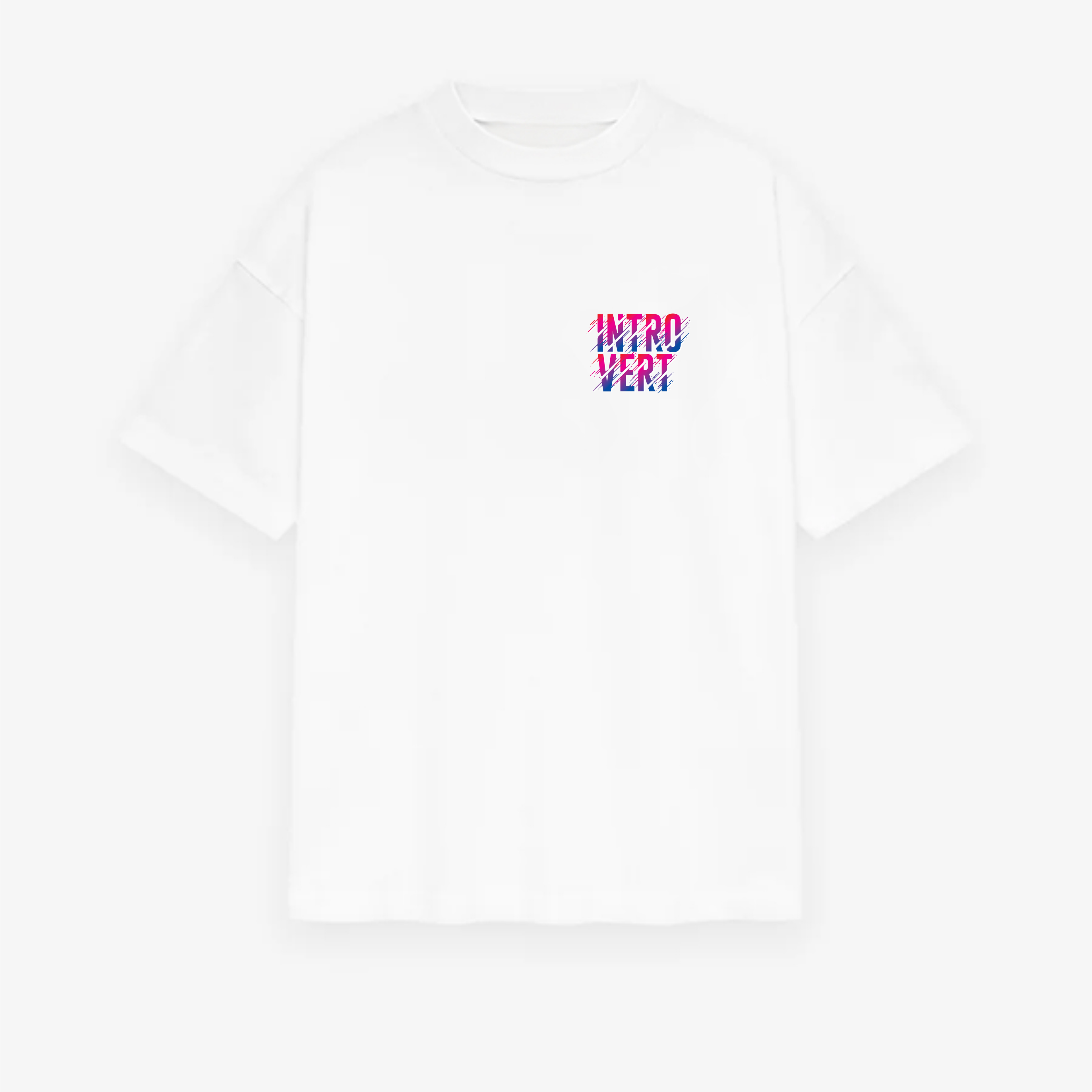 Classic Introvert Glitch Oversized Tee