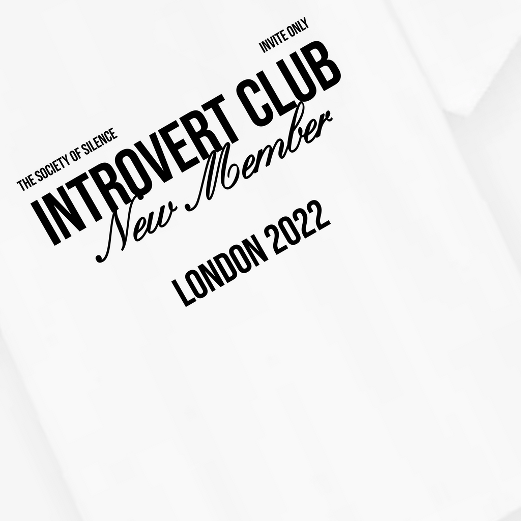 Classic Introvert Club New Member Tee – London 2022 Edition
