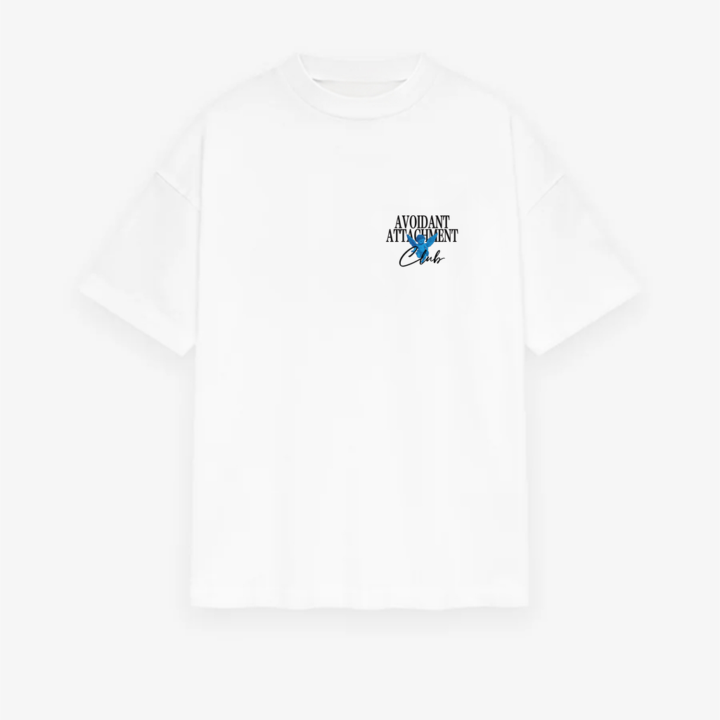 Classic Avoidant Attachment Club Oversized Tee – Distancing With Intention