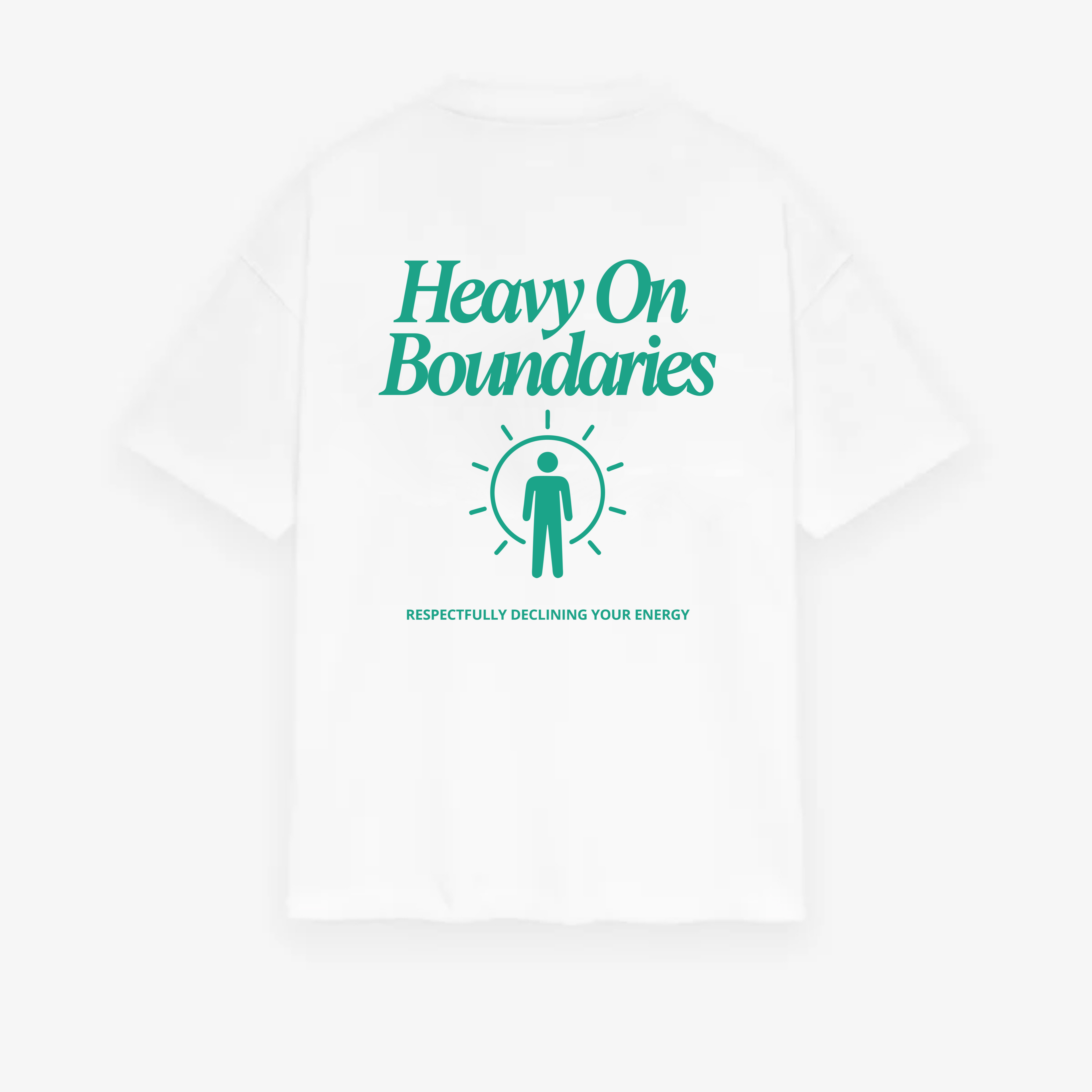 Classic Heavy On Boundaries Oversized Tee – Respectfully Declining Edition