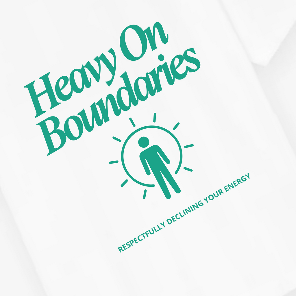 Classic Heavy On Boundaries Oversized Tee – Respectfully Declining Edition