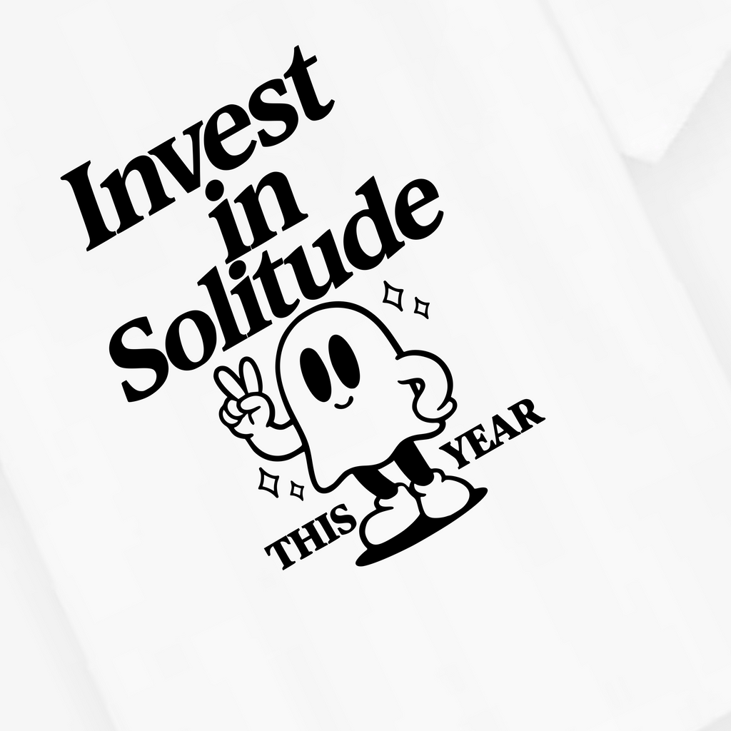 Classic Invest in Solitude Tee – Peace Ghost Edition