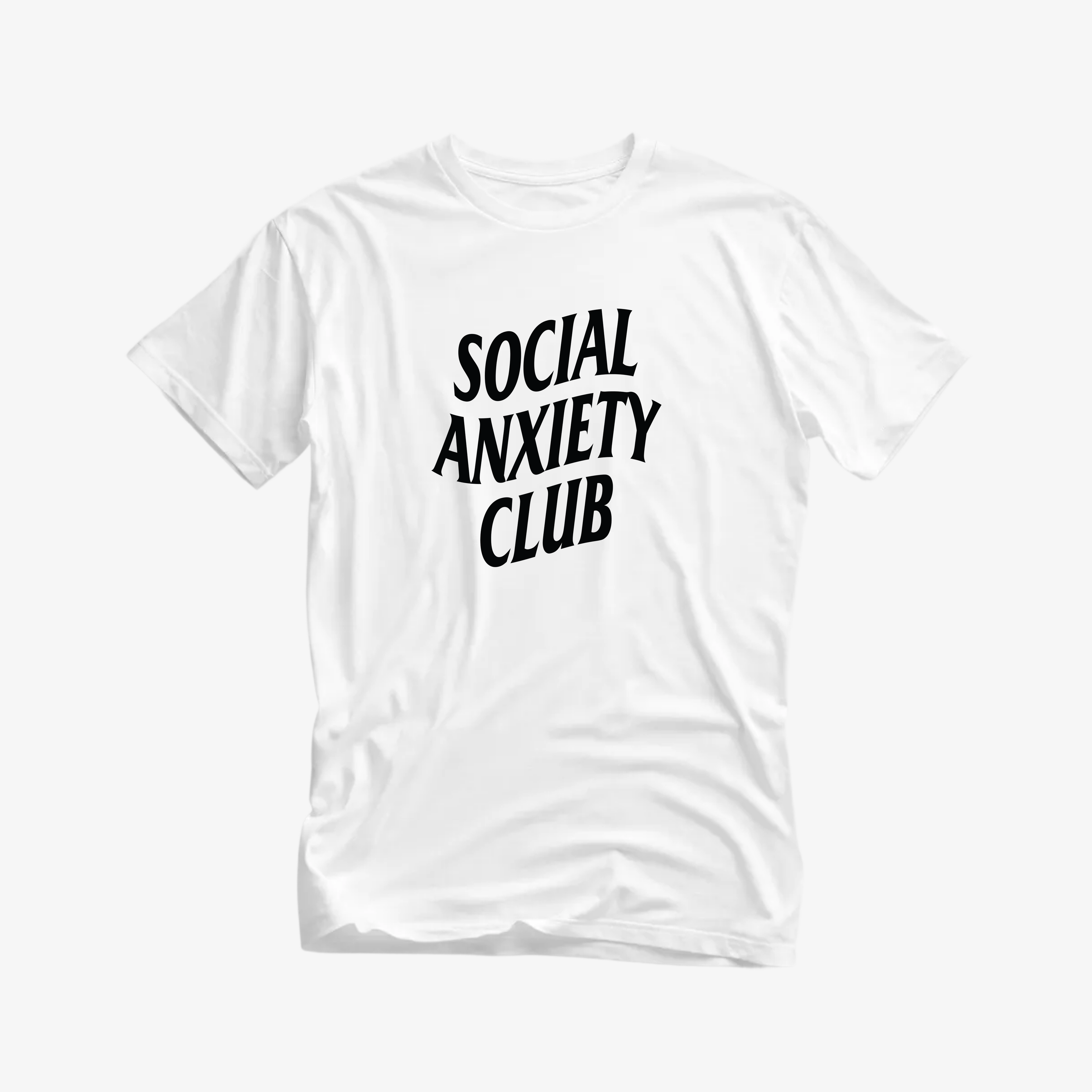 Social Anxiety Club T-Shirt | Introvert Mental Health Streetwear Tee